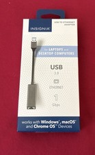 Insignia- USB to Ethernet Adapter - Black