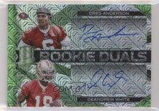 2015 Panini Spectra Neon Green Prizm 1/25 DeAndrew White Dres Anderson Auto qc0