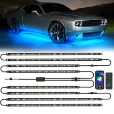MICTUNING N8 RGBW LED Car Underglow Light Strips Multicolor Underbody Light Bars