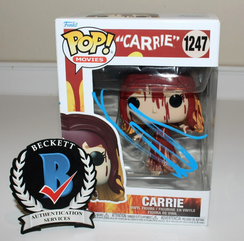 CHLOE MORETZ SIGNED 'CARRIE' MOVIE FUNKO POP TOY BECKETT COA 1247 HORROR FILM