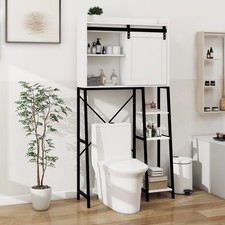 Over The Toilet Storage Cabinet, Bathroom Shelves Over Toilet with Sliding