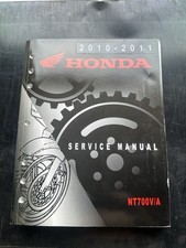 2010 2011 Honda Models NT700V & NT700VA Motorcycle Shop Service Repair Manual