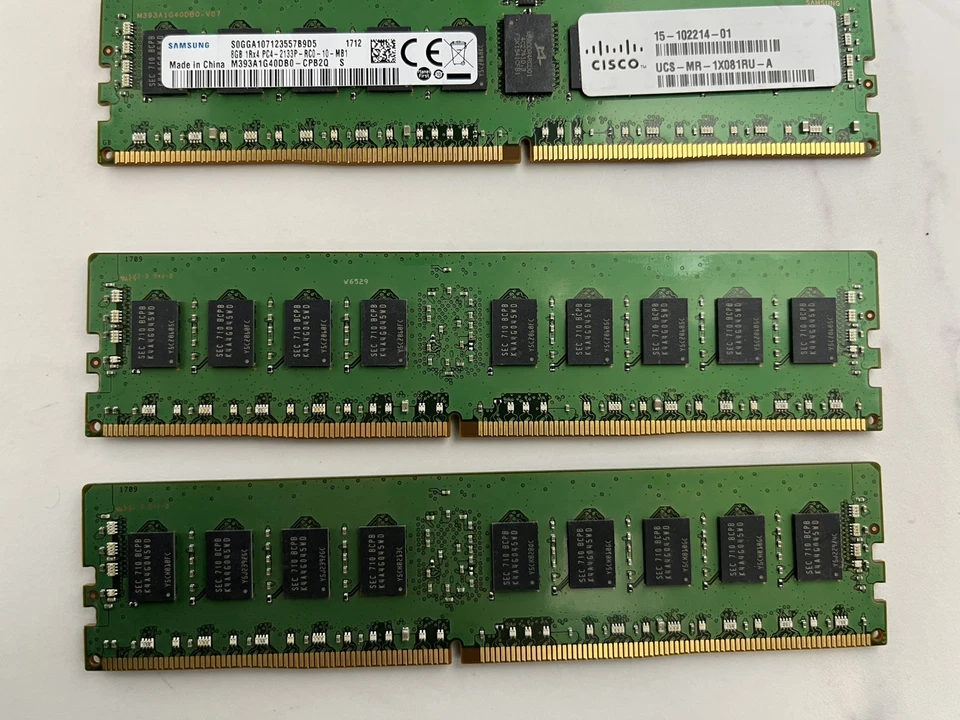 6x8GB 48GB CISCO 15-102214-01 8GB DDR4 - SERVER MEMORY- Ref:D - Image 3 of 3