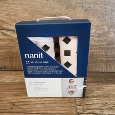 New Nanit Breathing Band Blush Pink 3-12 Month Medium 100 Cotton 12.5-25 Lbs