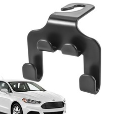 4PCS Bling Car Seat Back Headrest Hooks Hanger Holder Hook For Bag Purse-black