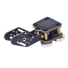Dual Paddle CW Keyer with Immersion Gold PCB and Magnetic Base for Field Use