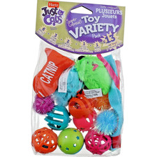 3 PACKS HARTZ Just For Cats Toy Variety Pack CATNIP- 13 Pieces NEW
