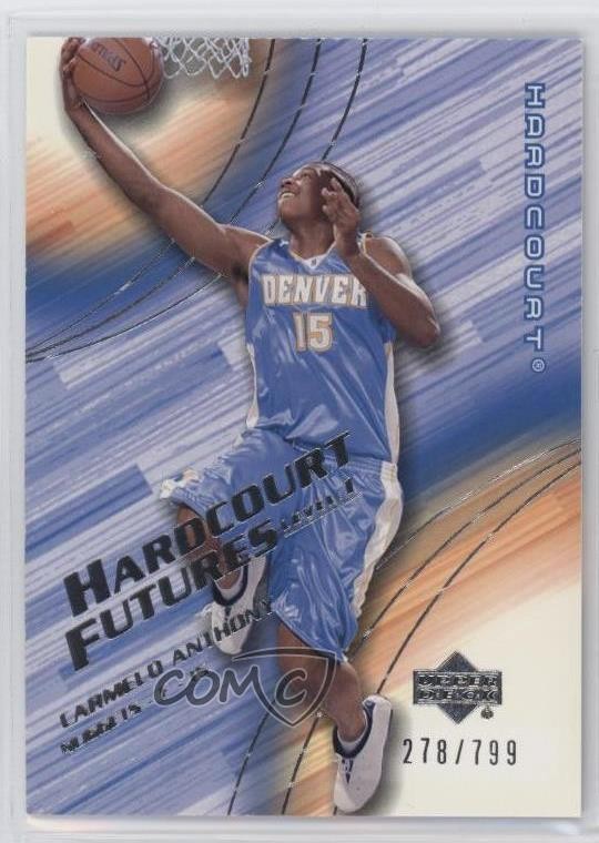 2003-04 Upper Deck Hardcourt Futures 278/799 Carmelo Anthony #130 HOF uk2