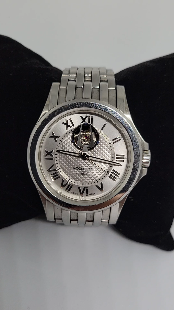 BULOVA ACCUTRON 26A10 Automatic 25 Jewels Swiss 40mm Men's Watch