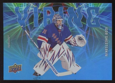 2025-26 UPPER DECK VIBING IGOR SHESTERKIN NEW YORK RANGERS #VB-23 INSERT