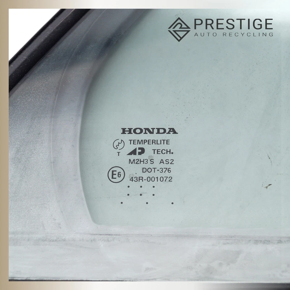 2003-2007 Honda ACORD porta ventilação quarto janela vidro traseiro direito 73400-SDA-A10 - Imagem 3 de 4
