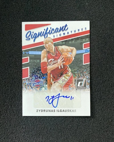 2017-18 Panini Donruss Significant Signatures Auto Zydrunas Ilgauskas PZ09