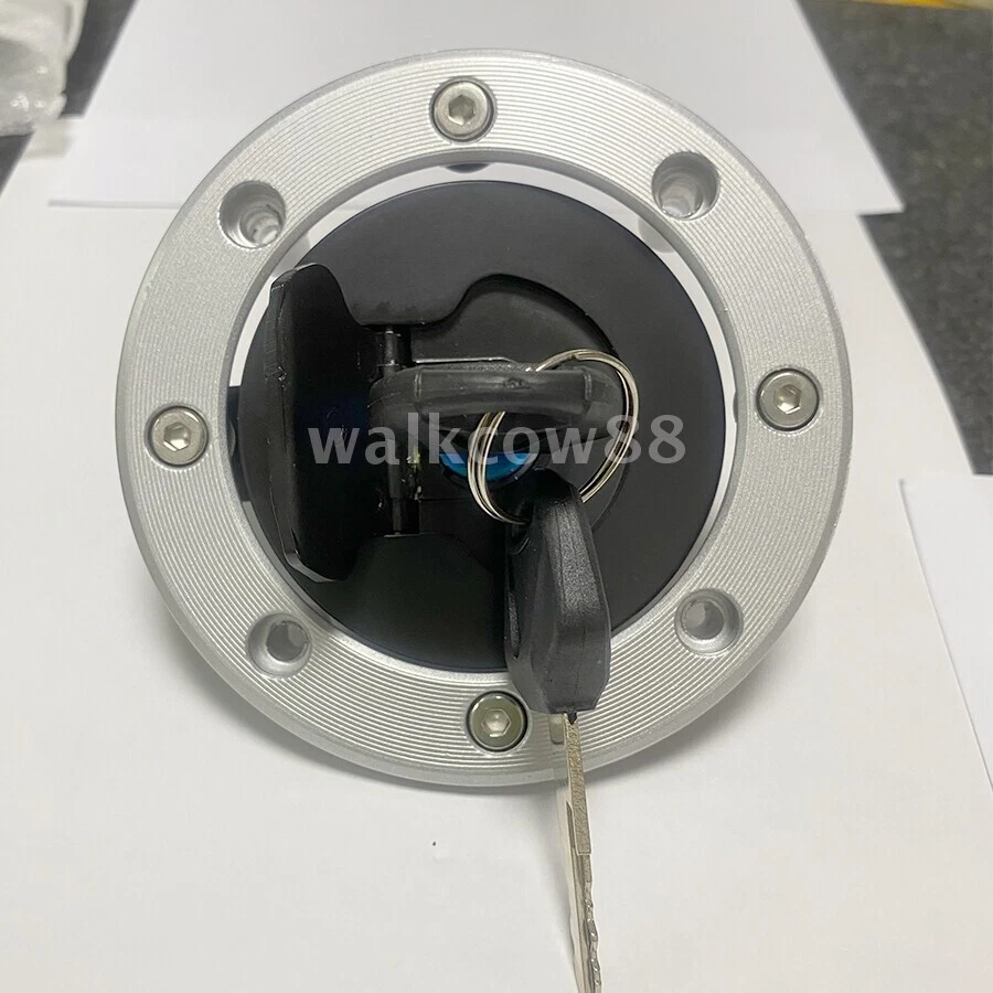 Fuel Gas Tank Cap Cover Lock Keys For Suzuki GSXR 600  GSXR 750  (1994-2003) US Foto 3 de 4