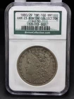 1880/79 Morgan Silver Dollar Top-100 VAM-23 NGC Binion Collection