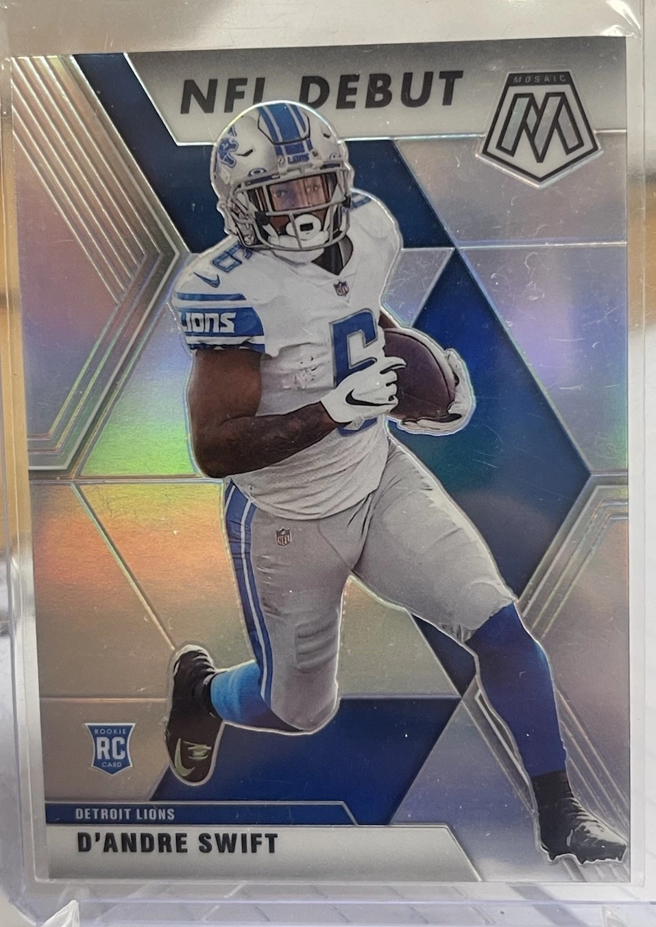 2020 Panini Mosaic Prizm Silver Rookie #274 D'Andre Swift LIONS BEARS EAGLES