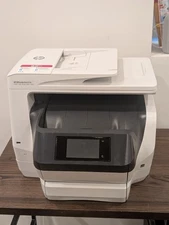 HP OfficeJet Pro 8740 All-in-One Wireless Color Inkjet Printer NEW INK 6K Pages!