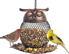 Bird Feeders House for Outdoors Hanging,Large Capacity Metal Wild
