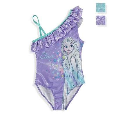 Maillot De Bain 1 Pièce Disney FROZEN II Officiel Pour Fille Piscine 5343 - Photo 1/3