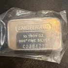 American Engelhard Series 10 Oz .999+ Fine Silver Bar #C230421