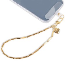 Phone Chain Wristlet Gold Phone Charm Wrist Strap,Universal Metal Phone Wrist...