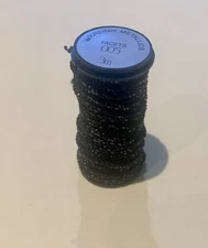 Original Krenik Metallic Facets #005 Couching/Trim Thread 3m Black