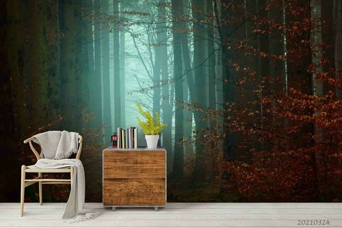 Carta Da Parati 3D Deep Forest Murale Rimovibile Autoadesiva 143 - Foto 7