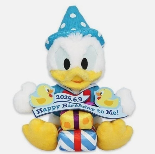 Japan Tokyo Disney Birthday 2025 Donald Duck Plush Quacky Duck City Palpalooza