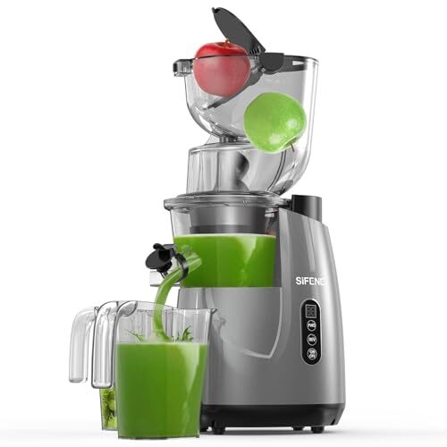 Whole Fruit Cold Press Juicer Machine - Vertical Slow Masticating Juicer with - Picture 3 of 8