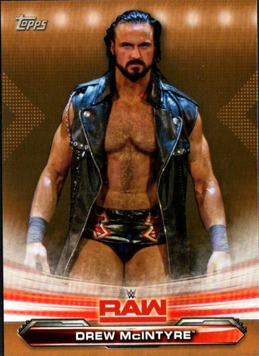 2019 Topps WWE RAW - Bronze Parallel #27 Drew Mcintyre - Bild 1 von 2