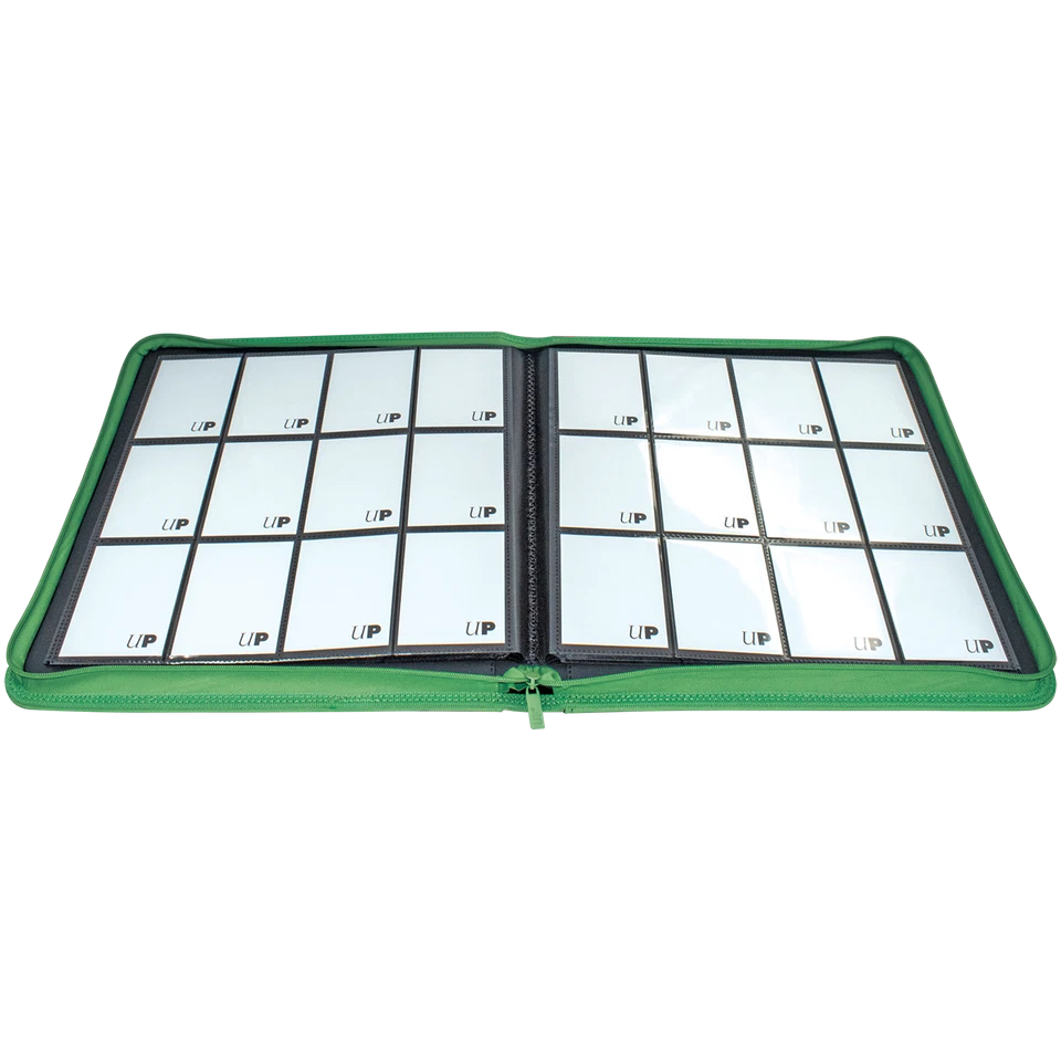 Ultra PRO 12 Bolsillos Vivid Cremallera Carpeta 480 Estándar Portatarjetas Organizador Foto 2 de 4