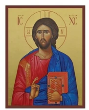 Orthodox Icon Magnet -Christ the Teacher 2.75” x 2” Durable Acrylic ¼" thick NEW