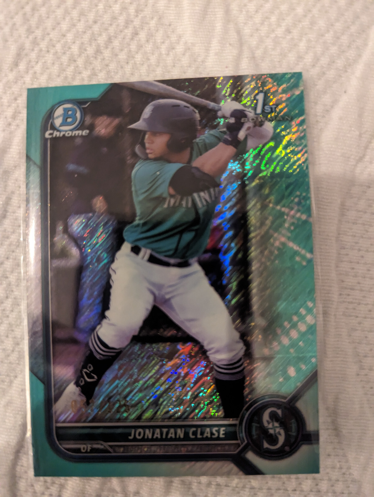 Jonatan Clase 2022  Bowman Chrome Prospect BCP-118 - Aqua Refractor   /125