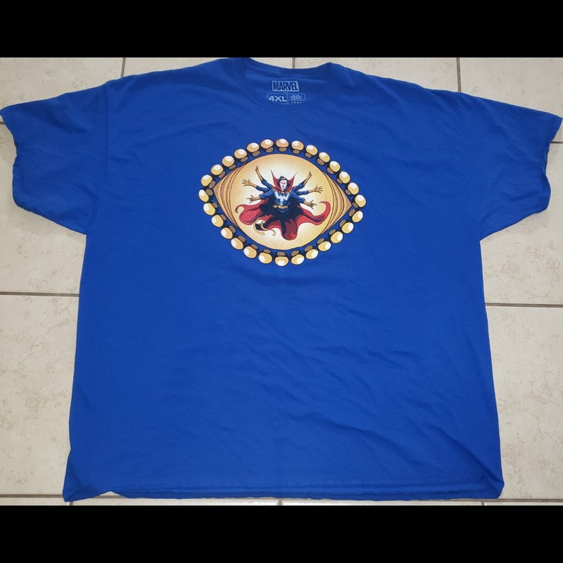 Doctor Strange Blue Tshirt Size XXXXL Marvel Comics/superheros/avengers/iron Man