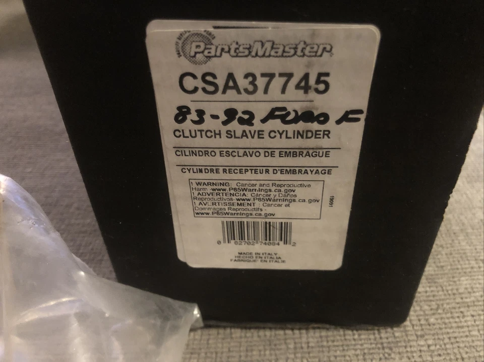 Cilindro esclavo embrague maestro piezas CSA37745 para 83-92 Ford F-150 F-250 F-350 F53 Foto 4 de 4