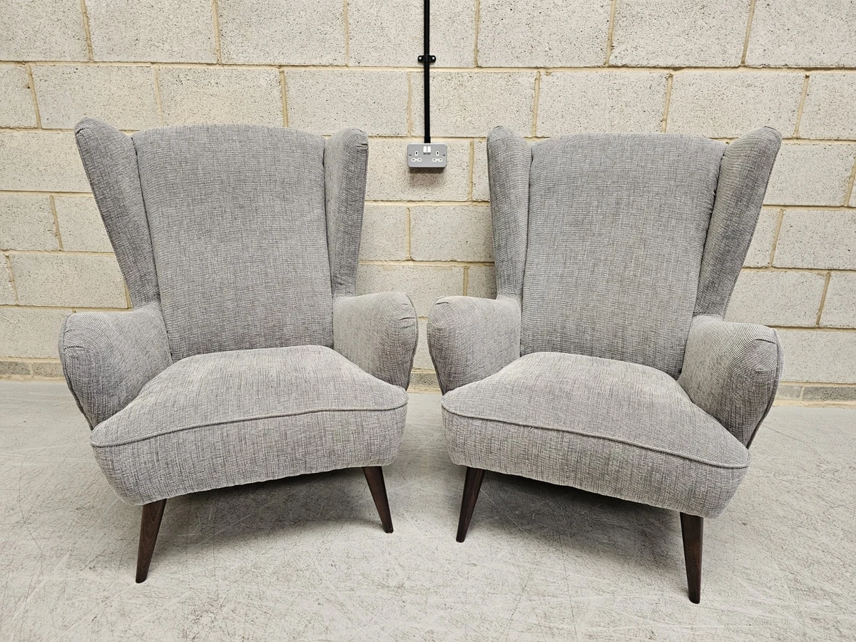 Contemporary on sale wingback chair