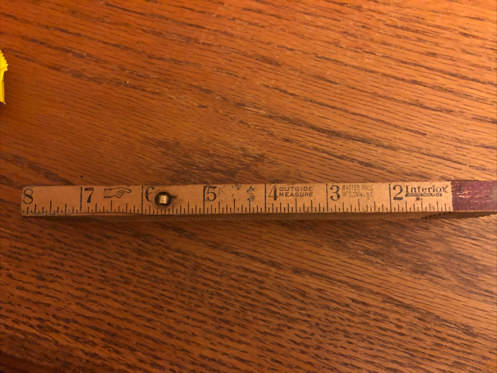 Vintage Interlox Woodent Extension Ruler #104 Inside And Outside ...