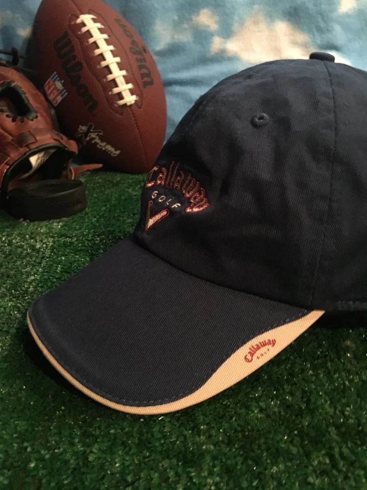 Callaway Golf Hat Cap Blue Adjustable H36 - Photo 3/4