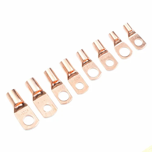 70Pcs Copper Tube Terminals Battery Welding Cable Lug Ring Crimp Connectors Set - Picture 8 of 17
