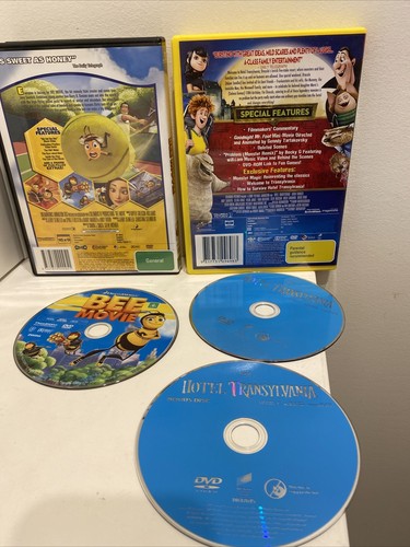 U GET BOTH BEE MOVIE & HOTEL TRANSYLVANIA 2 DISCS DVDS R4 FREE POST - Bild 2 von 11