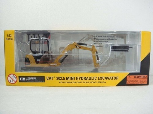 for CAT 302.5 Mini-Hydraulic Excavator 1/32 DIECAST MODEL CAR FINISHED CAR - Picture 6 of 8