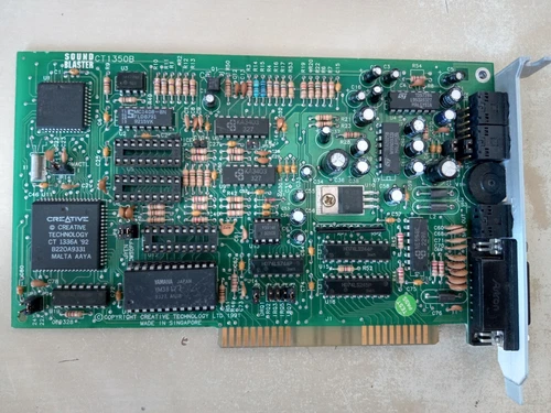 8bit ISA sound card - Creative Sound Blaster 2.0 CT1350B - Yamaha YM3812 (OPL2)