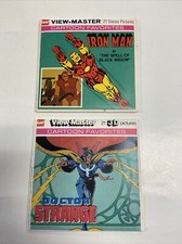 Gaf View-master Ironman And Doctor Strange 3 Pk Reels