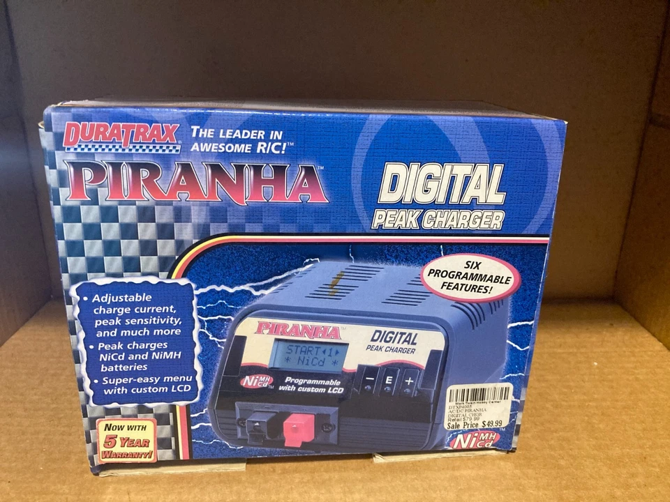 Duratrax Piranha Digital Peak Battery Charger NiCd / NiMH Charging Programmable - Image 4 of 4