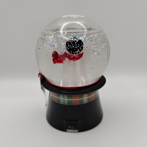 Hallmark Christmas Snow Globe Snowman Hat Color Changing Light Up Glitter - Picture 5 of 24