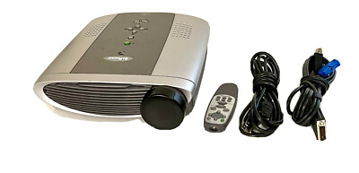 InFocus LP530 DLP DATA Projector w/accessories, Remote, 1295 Lamp HR USED