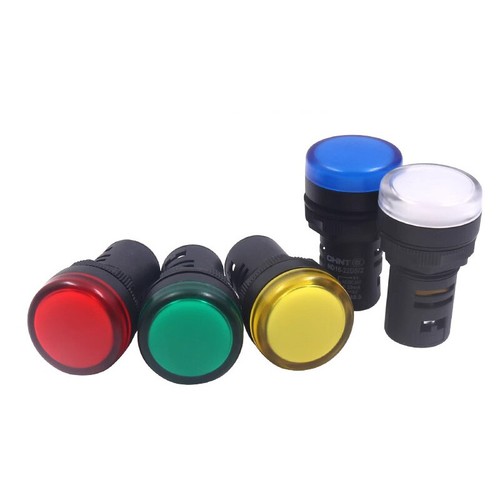 22mm Techna LED Pilot Light Indicator Panel Mount - DC AC 12V 24V 220V 380V New - Picture 3 of 10