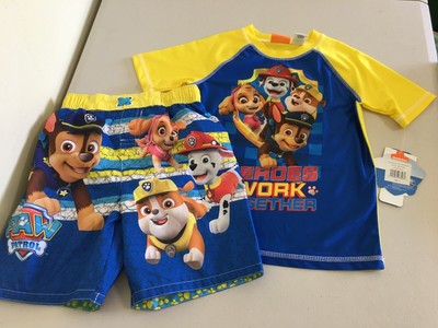paw patrol swim shirt