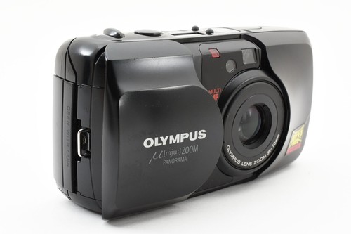 Olympus mju Zoom Panorama Black 35mm Compact Film Camera MIJ Tested Exce 2147148 - Picture 4 of 13