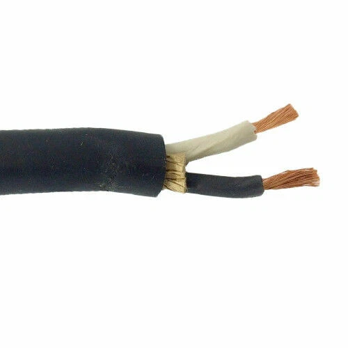 PER FOOT 18/2 SOOW Portable Power Cable Flexible CPE Jacket Black 600V - Image 1 of 1
