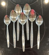 Vintage SYF2 Stylecraft Flatware Imperi Rose Vine Stainless Japan - 5T 2t spoons